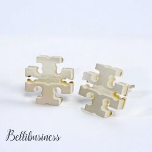 Tory Burch KIRA MOTHER OF PEARL STUD EARRINGS